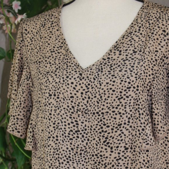 Shein Leopard Top NWOT - Picture 1 of 4
